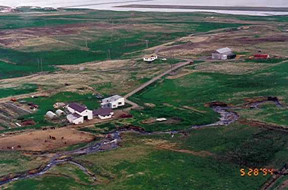 Gamalt yfirlit yfir Hamrasvæðið